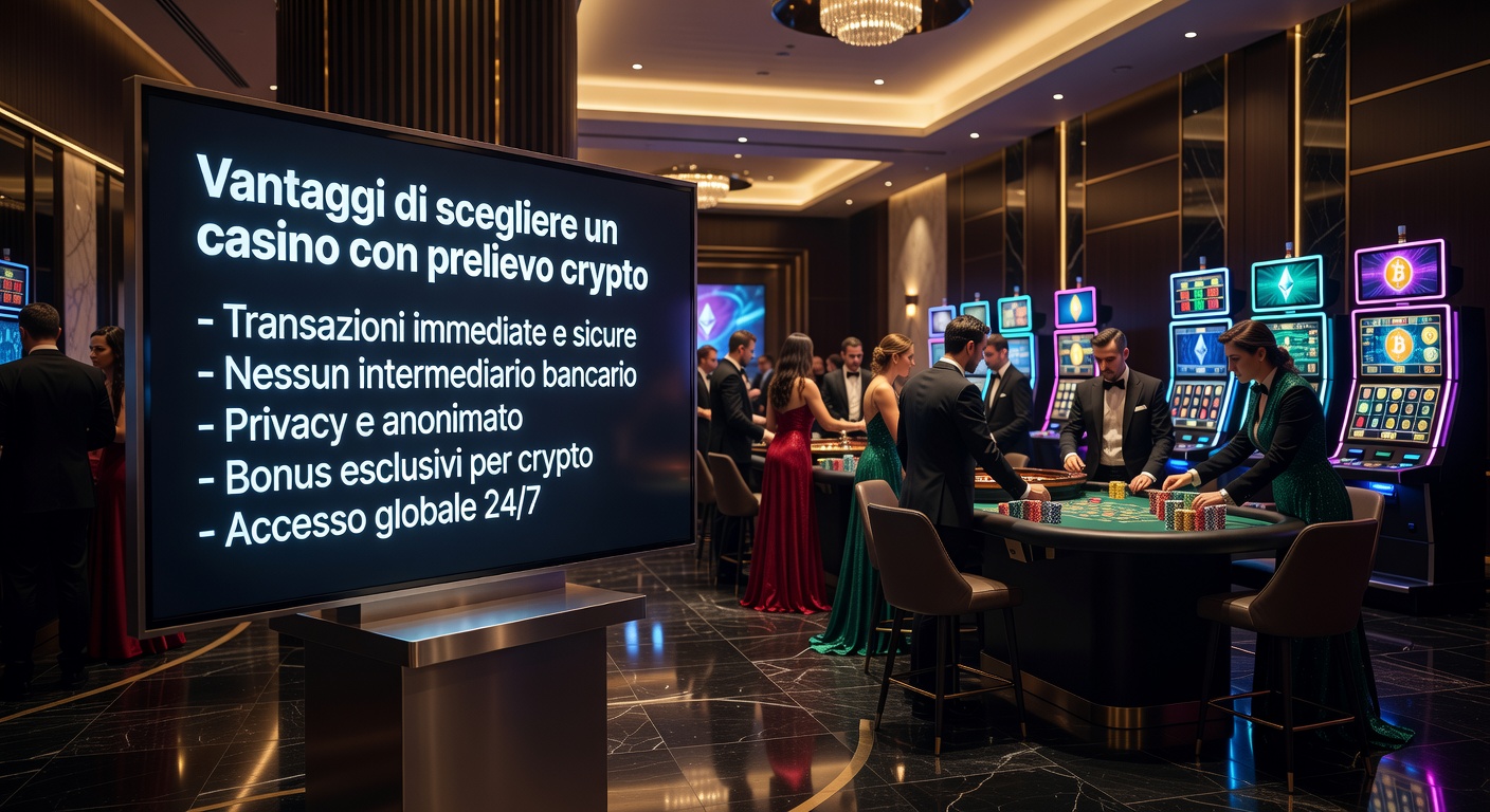 Vantaggi di scegliere un casino con prelievo crypto - casino con prelievo crypto casino