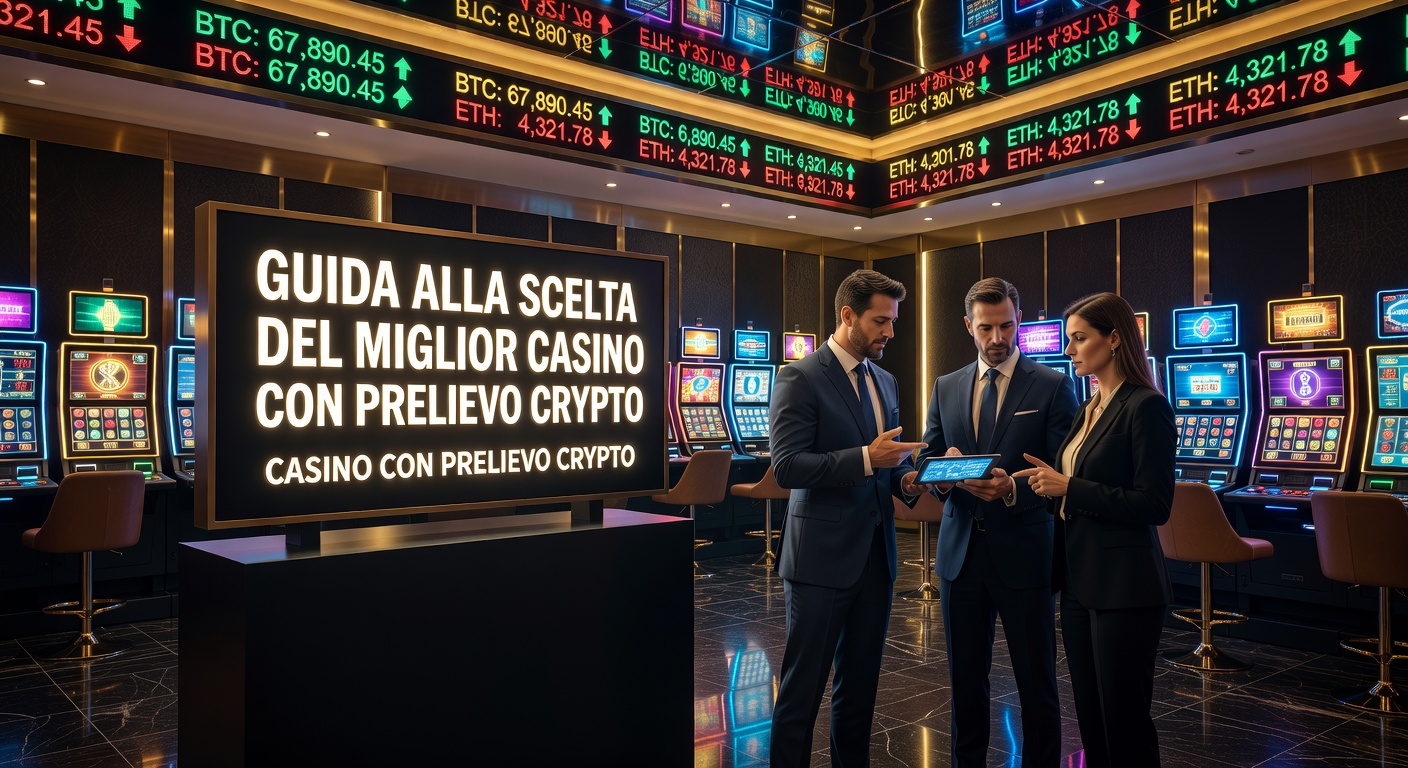 Guida alla scelta del miglior casino con prelievo crypto - casino con prelievo crypto casino